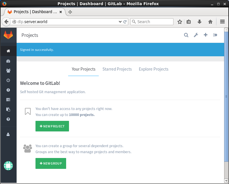 CentOS 7 : Install GitLab : Server World