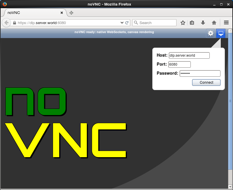 CentOS 7 : Install noVNC : Server World