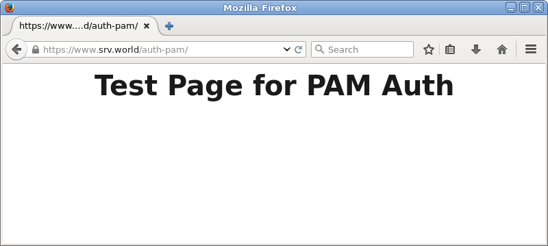 Debian 9 Stretch : Apache2 : Basic Auth + PAM : Server World